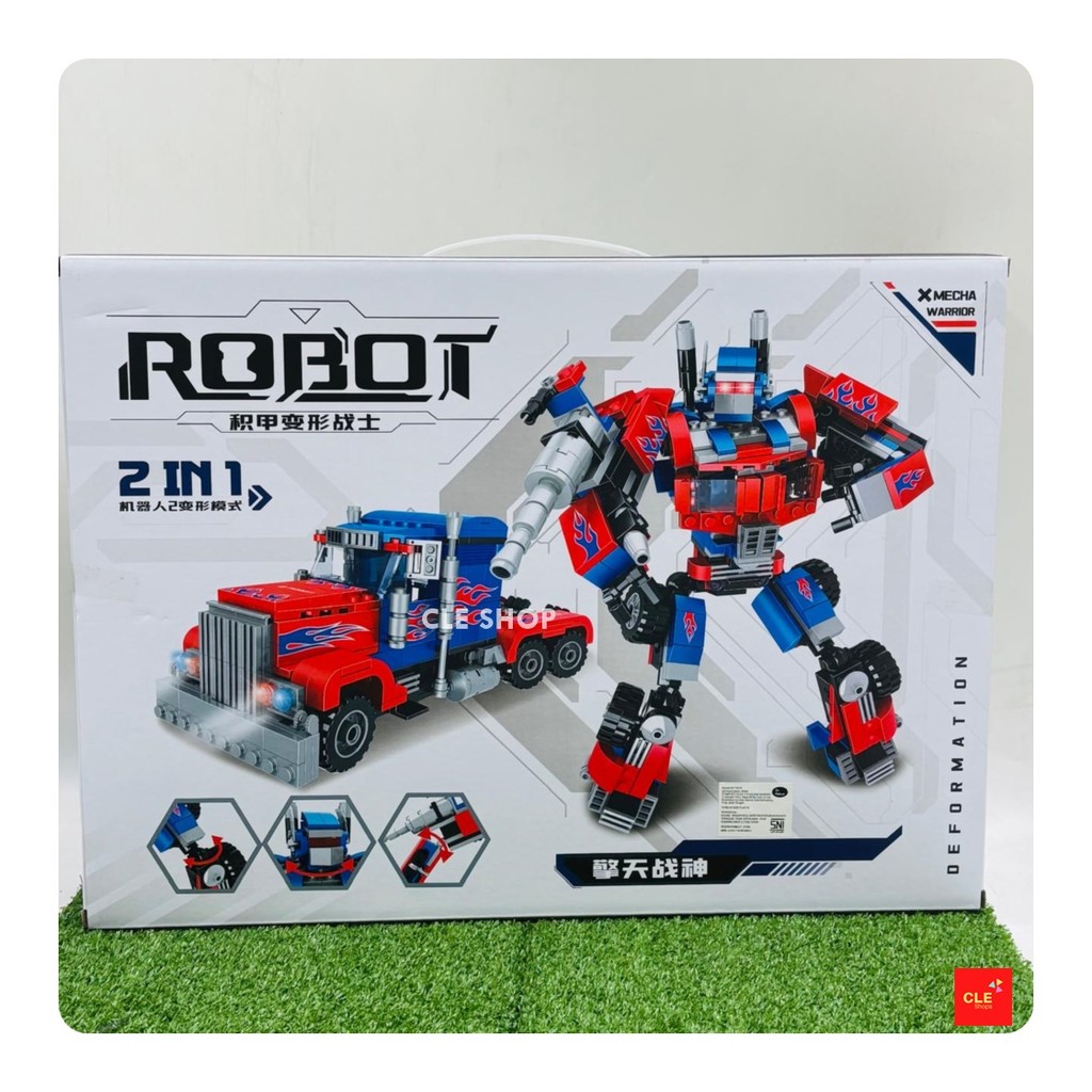 CLE SHOP MAINAN BLOCK OPTIMUS BUMBLEBEE BESAR