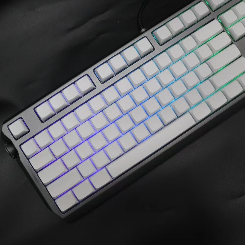 108  PBT Blank Keycaps  erry OEM XDA Profile Gamer No Letter White Keycap for  erry MX Swit es Me an