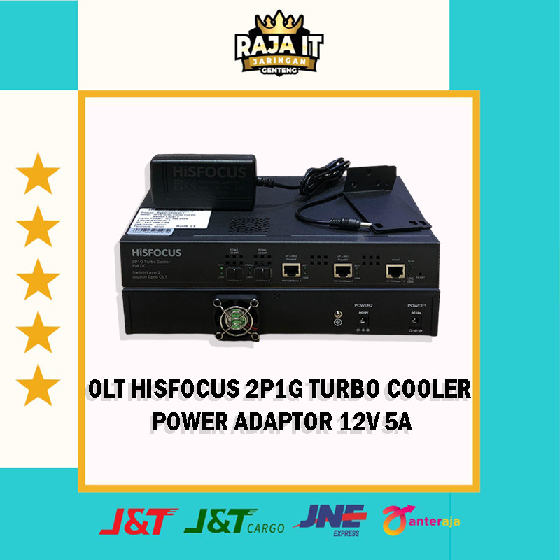 OLT HISFOCUS EPON 2P1G TURBO COOLER FULL DC