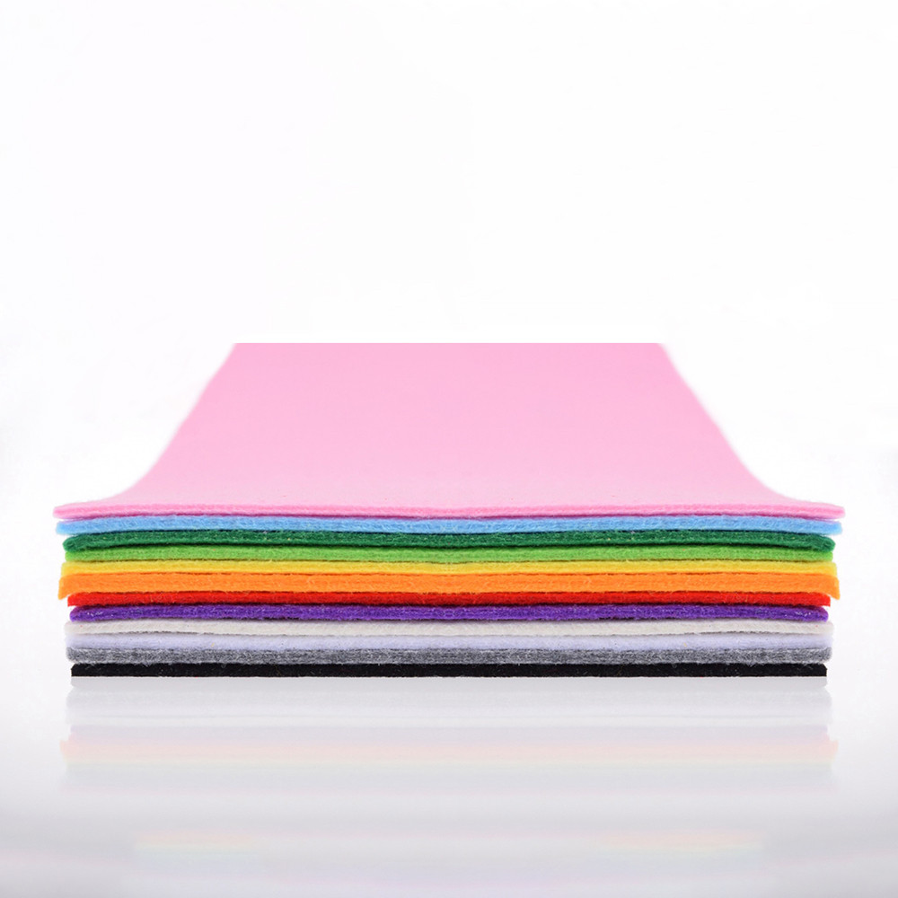 

Chainho,Polyester Non Woven Felt Fabric,3mm Thick Cloth For DIY Sewing,Dolls,Crafts,Home Decoration Material,30x90cm/piece