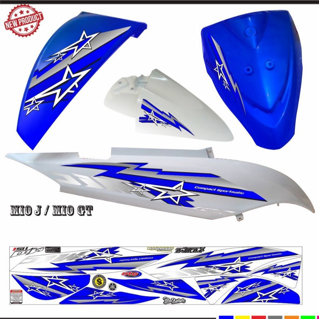 STIKER ALL MIO J MIO GT POLET SIMPLE STRIPING STIKER POLET MIO J STIKER KEREN