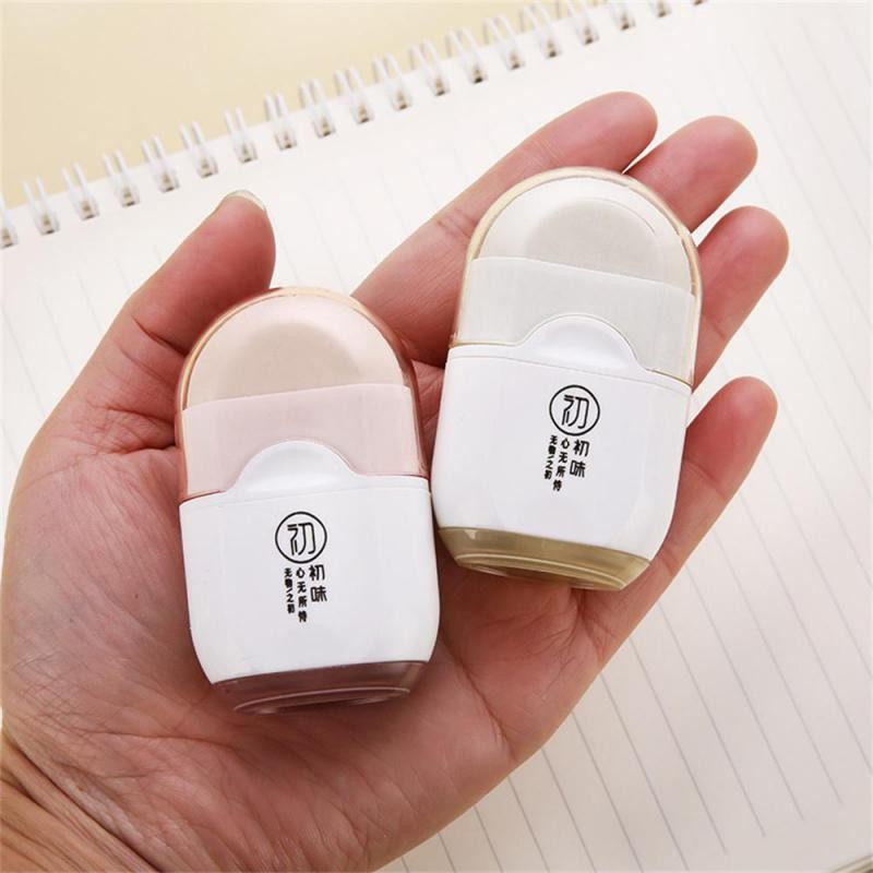 

Multifunctional eraser Pencil Sharpener 2 in 1 Kawaii School Supplies Stationery Items Student Prize for Kids Gift