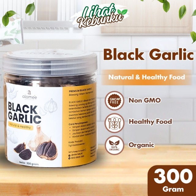 

ALAMEE Bawang Hitam Black Garlic Herbal Tunggal Lanang Alami Natural 300gr LIHAT KEBUNKU