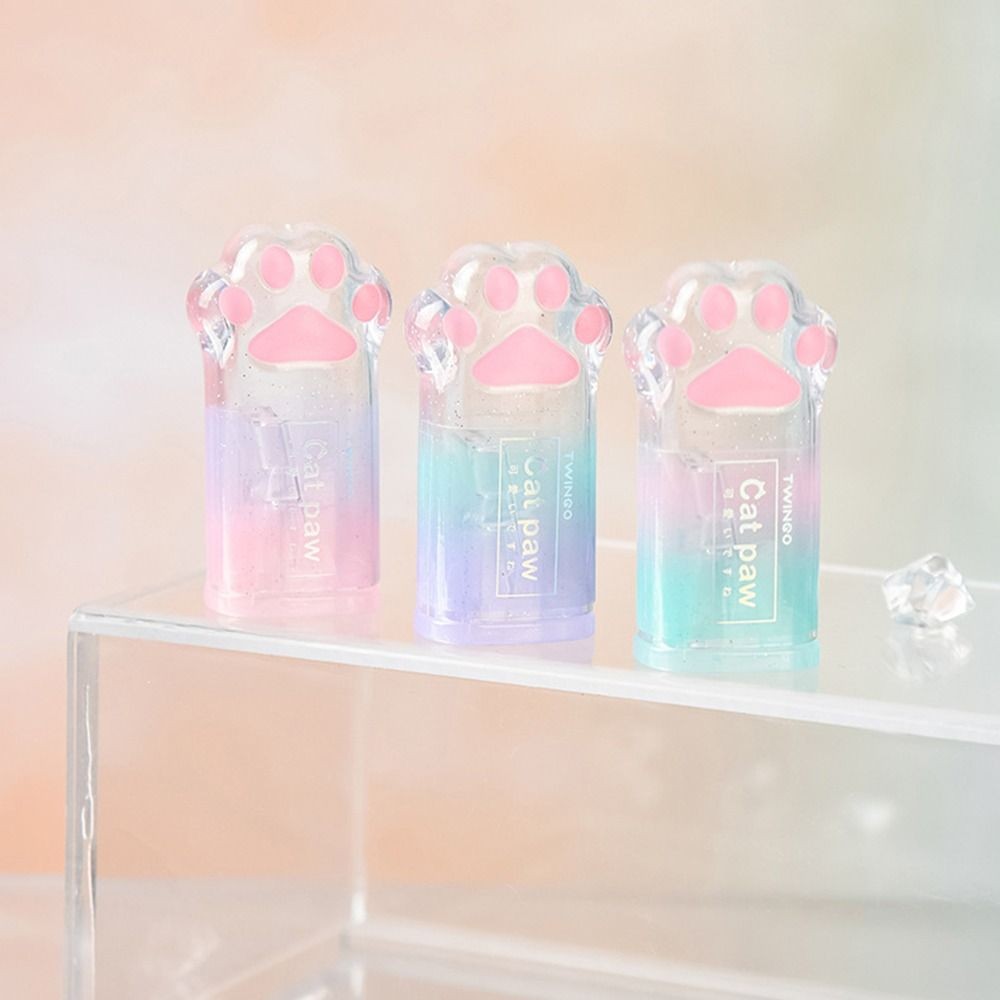 

Cute Cat Claw Pencil Sharpener Portable Gradient Color Stationery Supplies Lovely Creative School Supplies Student Stationery