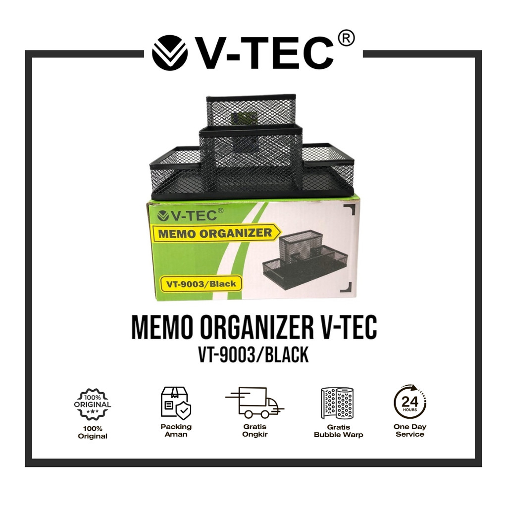 

V-Tec Desk Organizer VT-9077 Black
