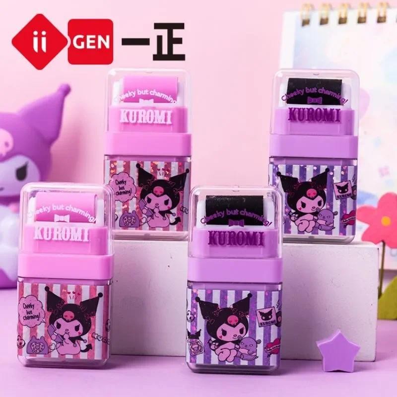 

2Pcs/Set Sanrio Hello Kitty Roller Eraser Cute Creative Writing Correction School Student Office Elementary Stationery Rubbers