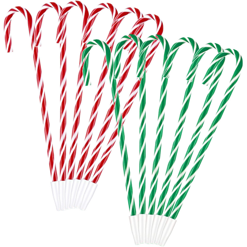 

12 Pcs Christmas Sto Come Pen Cane Xmas Themed Ink Pens Students Stationery Candy Children's Decorative Shape Kids