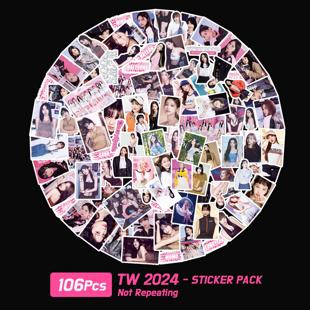 

Girl Idol Group Sticker New Album News Room Decoration Suitcase Scrapbook NaYeon Jihyo Mina Momo Phone Laptop Stationery Sticker