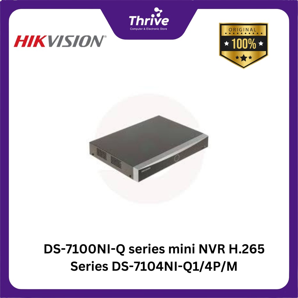 DS-7100NI-Q series mini NVR  H.265 Series DS-7104NI-Q1/4P/M