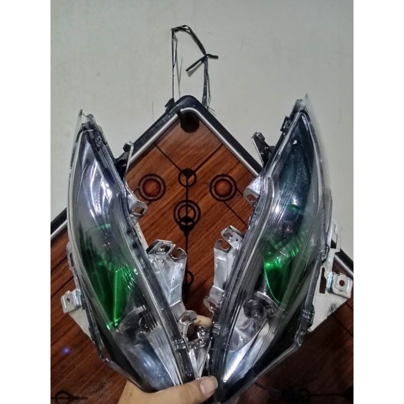 Lampu Sein Reteng Depan Mio J Coustom Hijau Hitam Kualitas Mantap cokro variasi