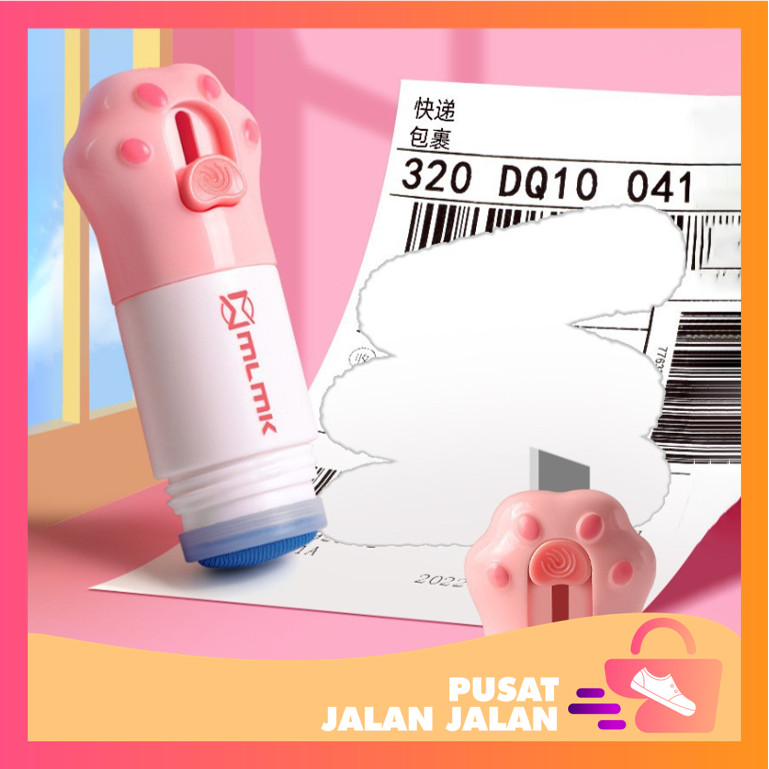 

PJJ - 6317 Cutter dan Penghapus Alamat Resi Paket / Cute Information Remover Receipt / Cutter Mini Lucu 2 in 1 Package Opener