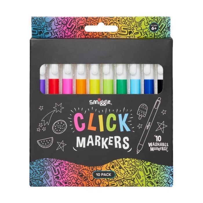

Smiggle Click Markers Pack X10 - IGL479385MIX