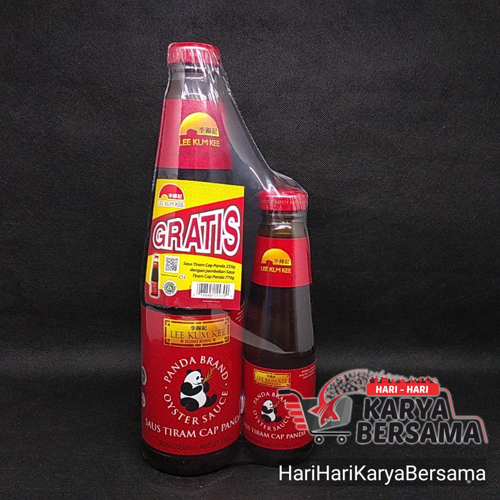

BUMBU MASAK LEE KUM KEE OYSTER PANDA SAUCE SAUS TIRAM BOTOL 770GR + 255GR