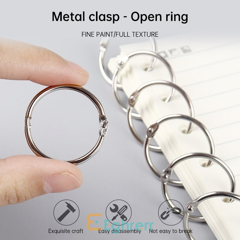 

Eeghrerr 25mm Ring Binder/Ring buka tutup 35mm/ring binder/ring buku sampel