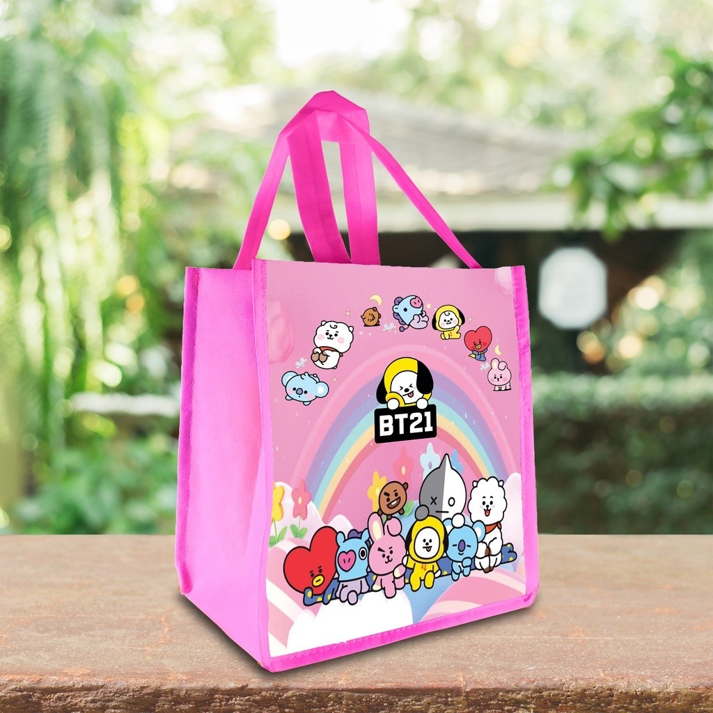 GOODIE BAG POTRAIT bt21 / TAS ULTAH READY STOK MURAH / TAS ULANG TAHUN