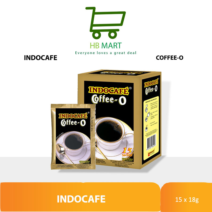 

INDOCAFE COFFEE-O BOX 15'S X 18GR