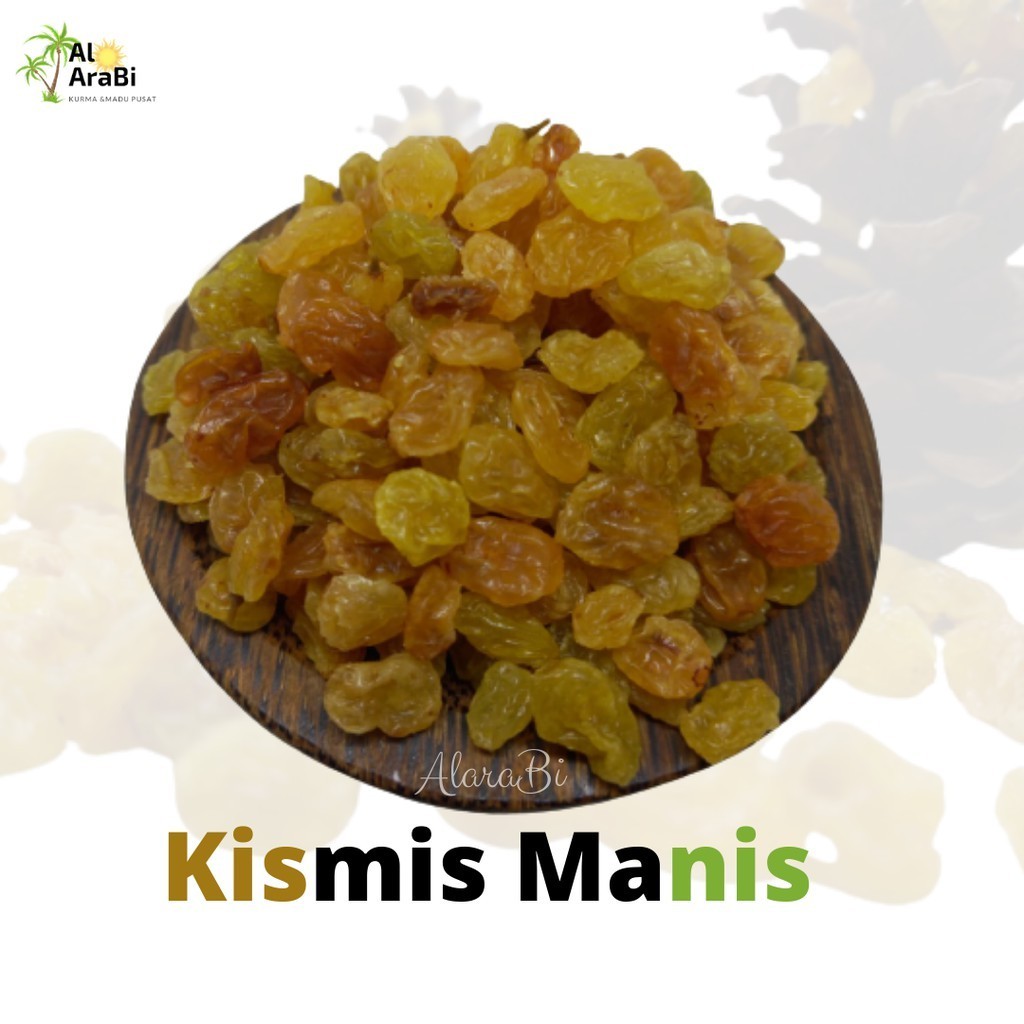 

Kismis Manis | Raisin | Anggur kering | Kismis Golden | zabib | 250grm