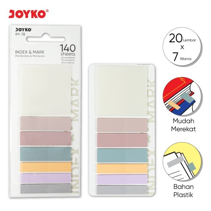 

Index Mark Penanda Pembatas Joyko IM-78 Plastik