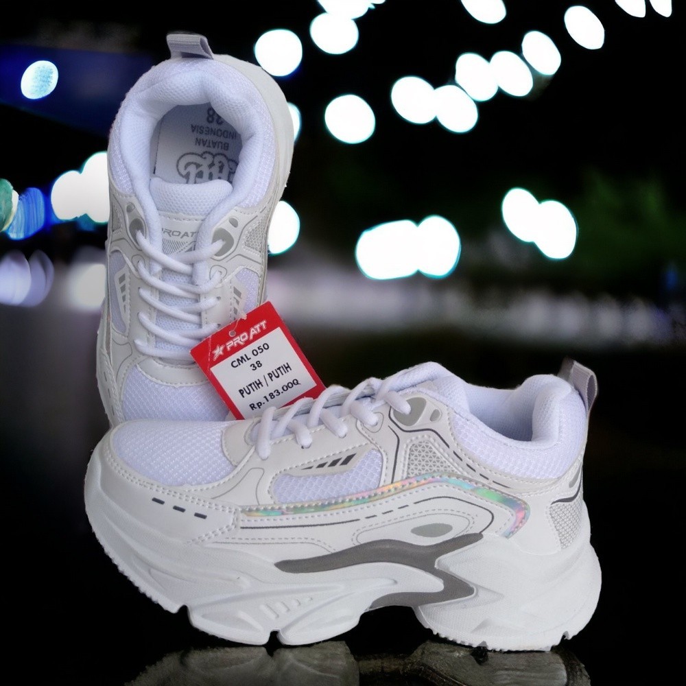 PRO ATT CML 050 SEPATU WANITA SEPATU SNEAKERS TALI SEPATU OLAHRAGA WANITA