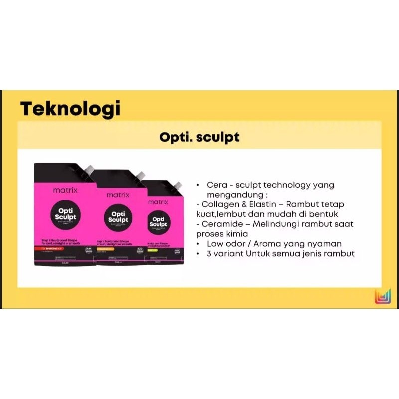 MATRIX OPTI SCULPT STEP 1 500 ML ( PELURUS RAMBUT )