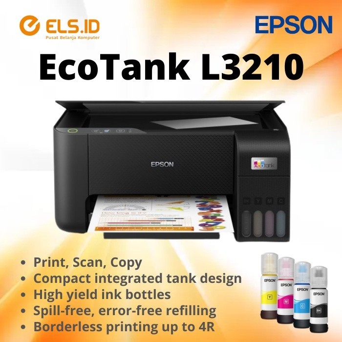 Printer Epson ecoTank L3210 Print Scan Copy