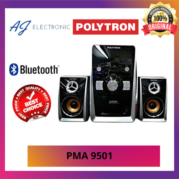 Speaker Polytron PMA 9501 Multimedia speaker aktif bluetooth-PMA9501