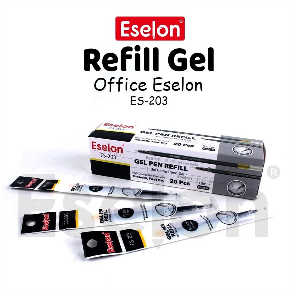

20pcs Refill Pulpen Gel Office ES-203 / Refill pulpen gel Eselon