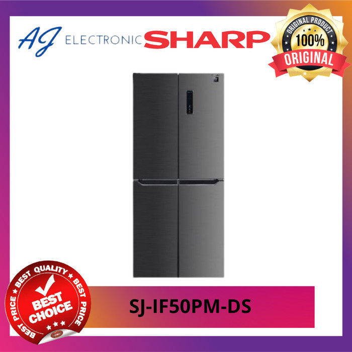 KULKAS SHARP SJ-IF50PM-DS / SJIF50PM / SJ-IF50 / SJIF50 ,Plasmacluster