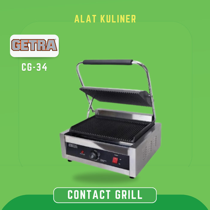 GETRA CG 34 CG-34 CONTACT GRILLER PEMANGGANG GRILL LISTRIK