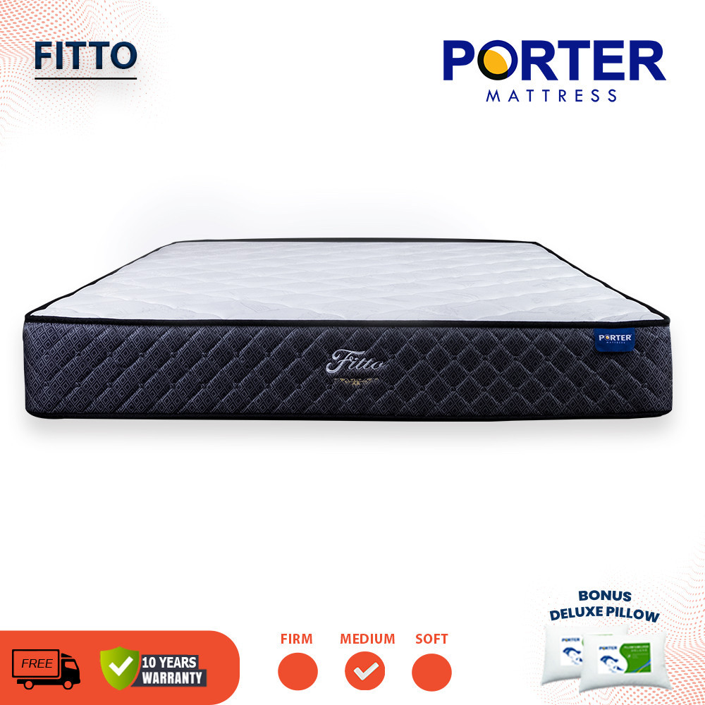 PORTER Kasur Springbed Orthopedic / Kasur Rebounded - Fitto