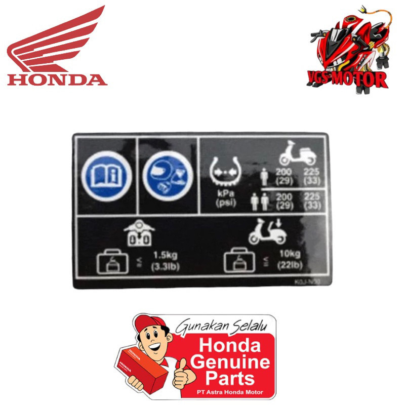 Stiker Label Tire Drive Cargo Beat new street led K1A Genio Scoopy New K2F Vario 125 160 New K2V K2S