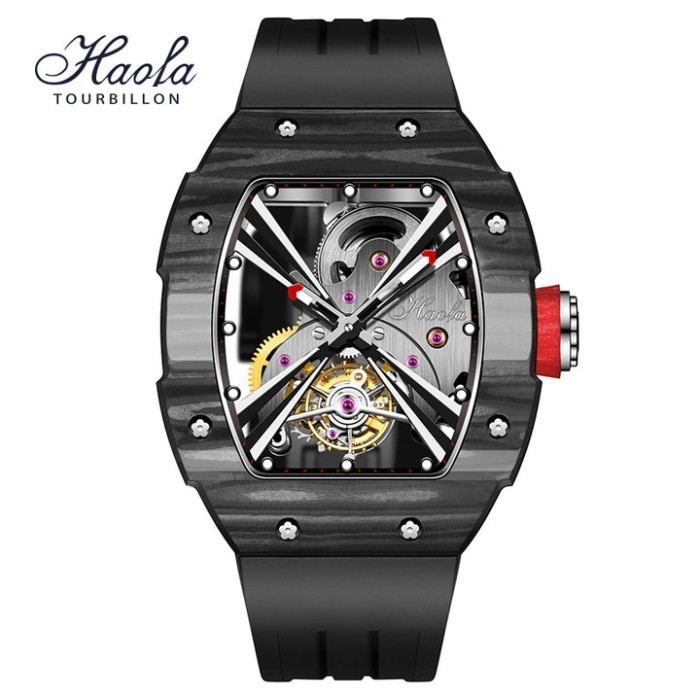 HAOFA SKELETON TOURBILLON WATCH 1903 - Black