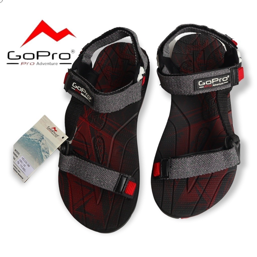 Gopro Helios Sandal Cowok Dewasa Sandal Gunung Kekinian Sandal Distro