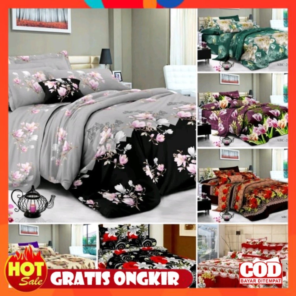 KAIN HALUS ADEM LEMBUT TEBAL / SPREI SET SUPER JUMBO 240x240 Bestquality Homemade