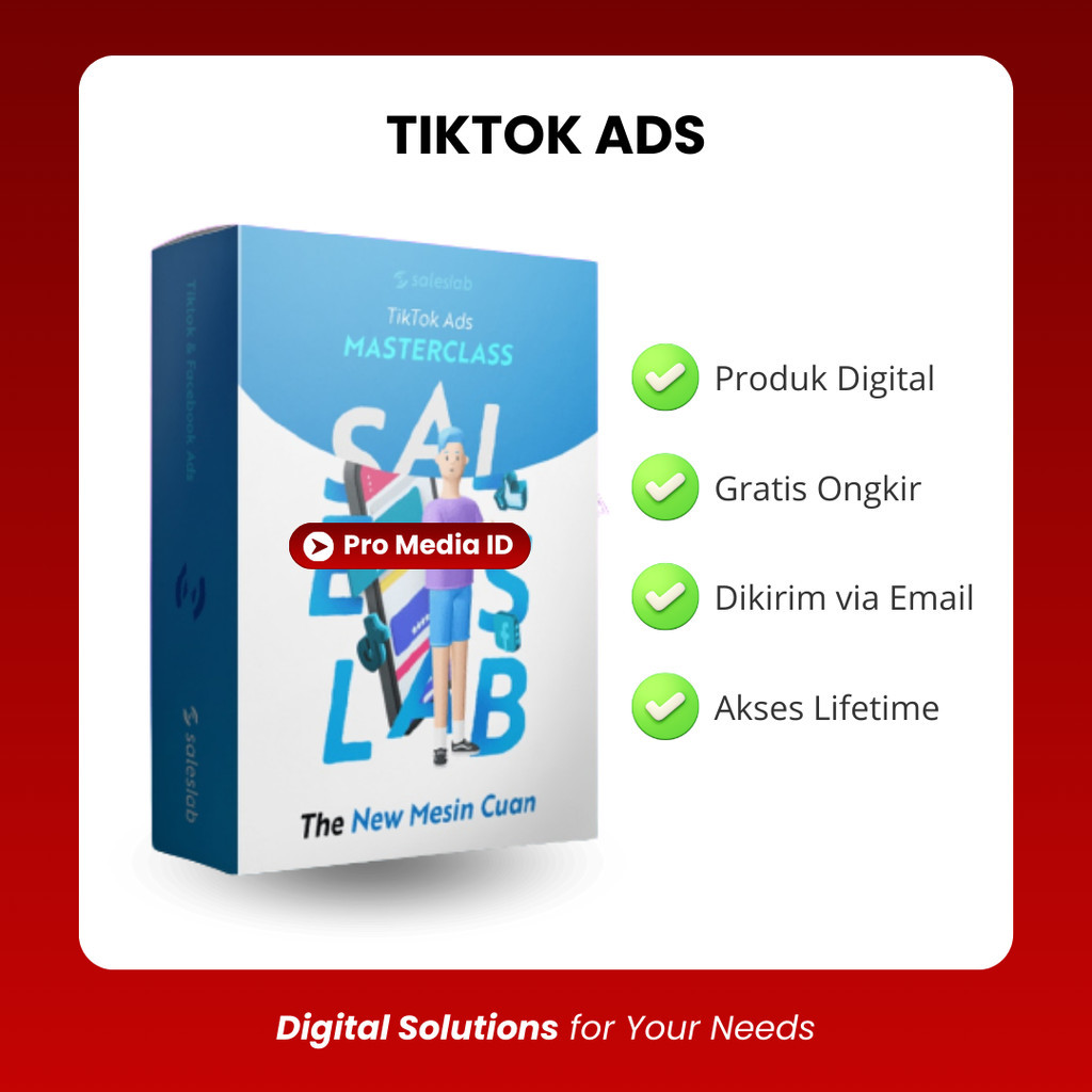TikTok Ads Masterclass Mesin Cuan Penghasilan Jutaan dari Iklan
