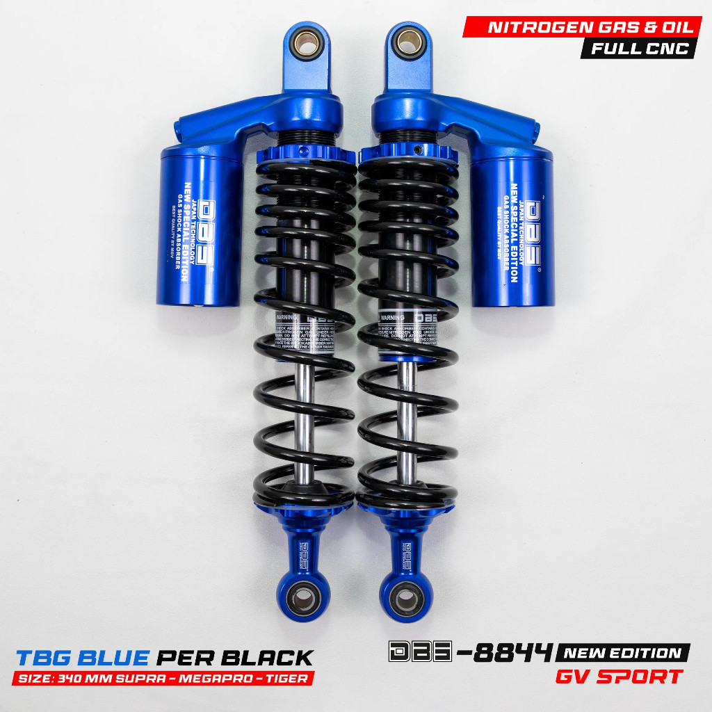 Shock Tabung DBS 8844 GV SPORT NEW SPECIAL EDITION 320mm 340mm SUPRA KARISMA REVO BLADE W175 RX KING