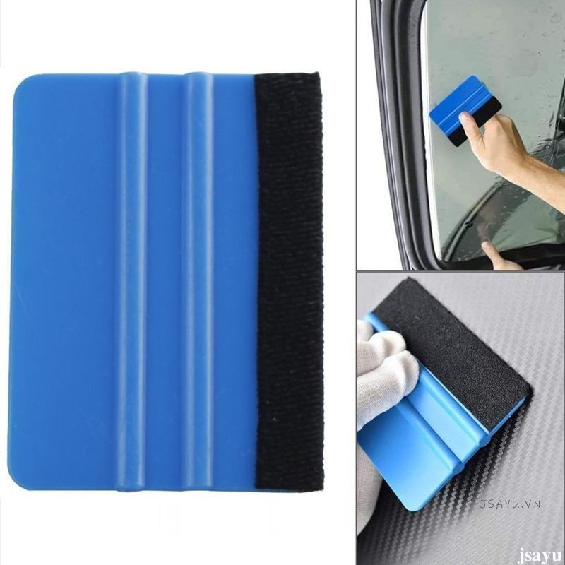 ✅✅ Sticker Bulu Alat Pemasangan Sticker Kaca Film Scraper Rakel Bulu Anti Gores Alat Pasang Kaca Fil