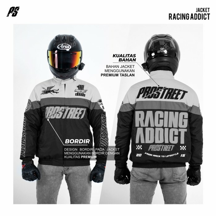 ✨BESTSELLER✨ -JACKET PROSTREET RACING ADDICT NEW  - Pink, S