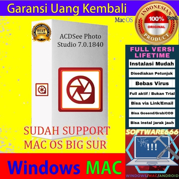 Software RAW Prosesor: ACDSee Photo Studio 7 [Mac] - SOFTWARE - APLIKASI - PC