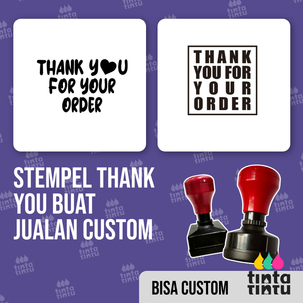 

Stempel Thank You Buat Jualan Custom
