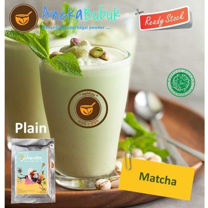 

Ready Bubuk Minuman 7 Powder rasa Matcha - Plain 1kg