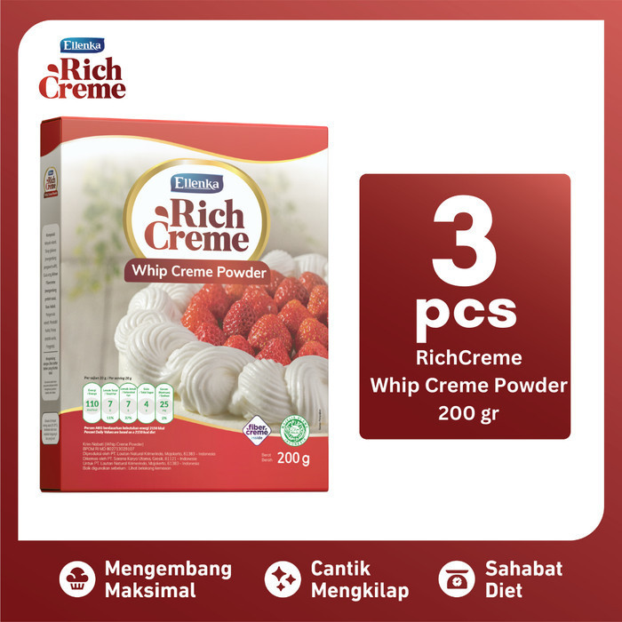 

Tfren99 RichCreme Whip Creme 200 gr - 3 Pcs