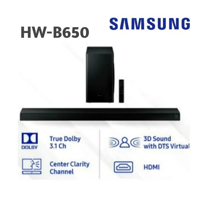 SAMSUNG SOUNDBAR HW B650 / HW-B650 3.1 Chanel wireless soundbar