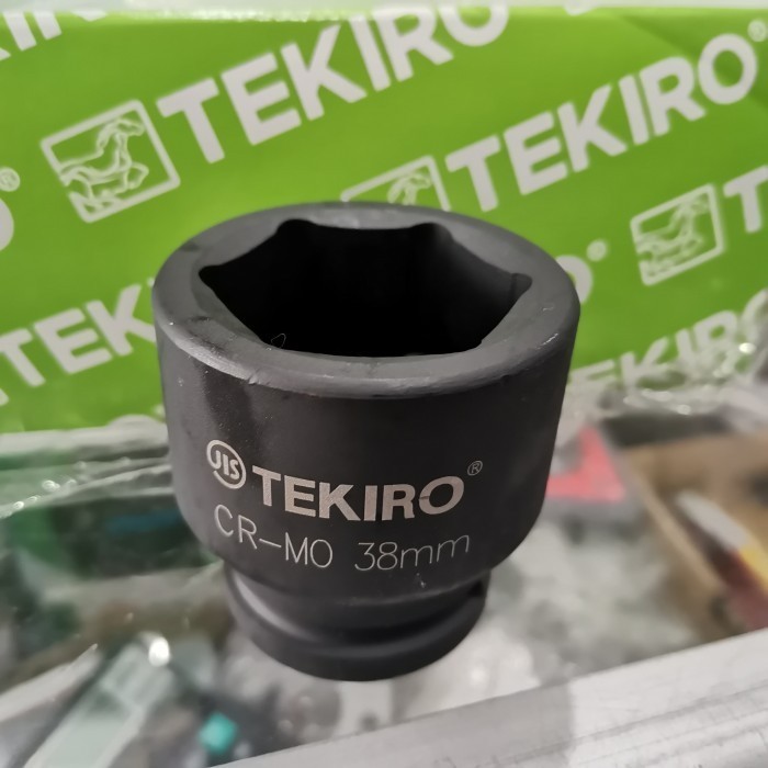 Mata sok impact 38 mm 3/4" TEKIRO 6pt mata kunci shock socket sock pukul 38mm