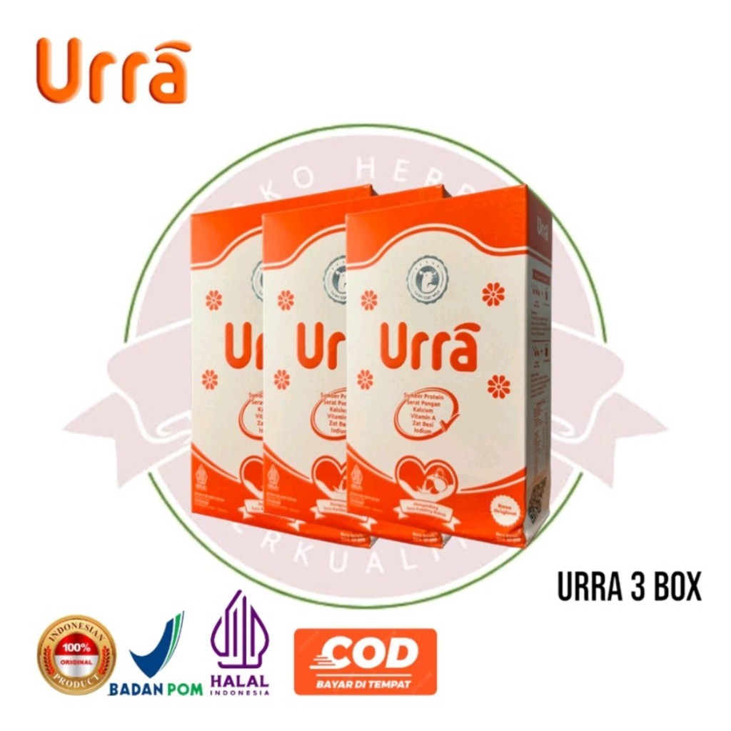 

3 Box Susu Urra Susu Kambing Penambah Berat Badan Anak Original