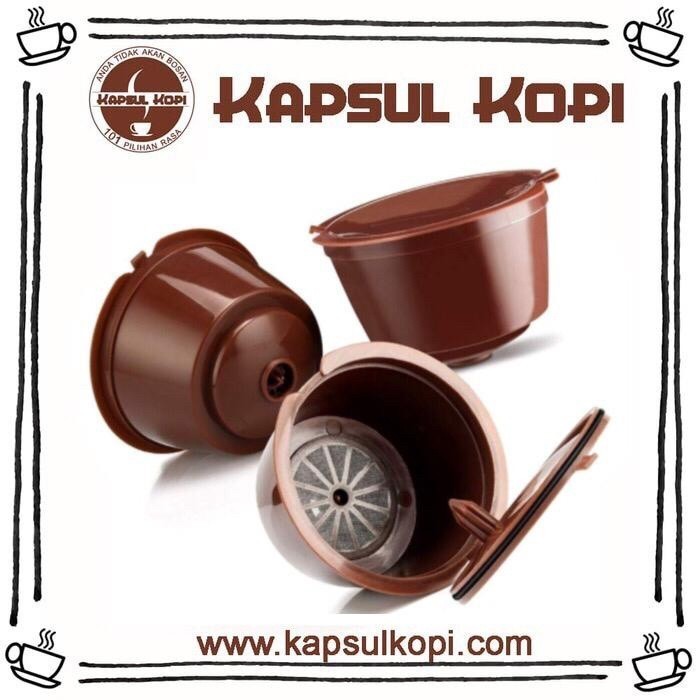 

New Promo Best KapsulKopi Kapsul Refill Nescafe Dolce Gusto Food Grade BPA Free Aman