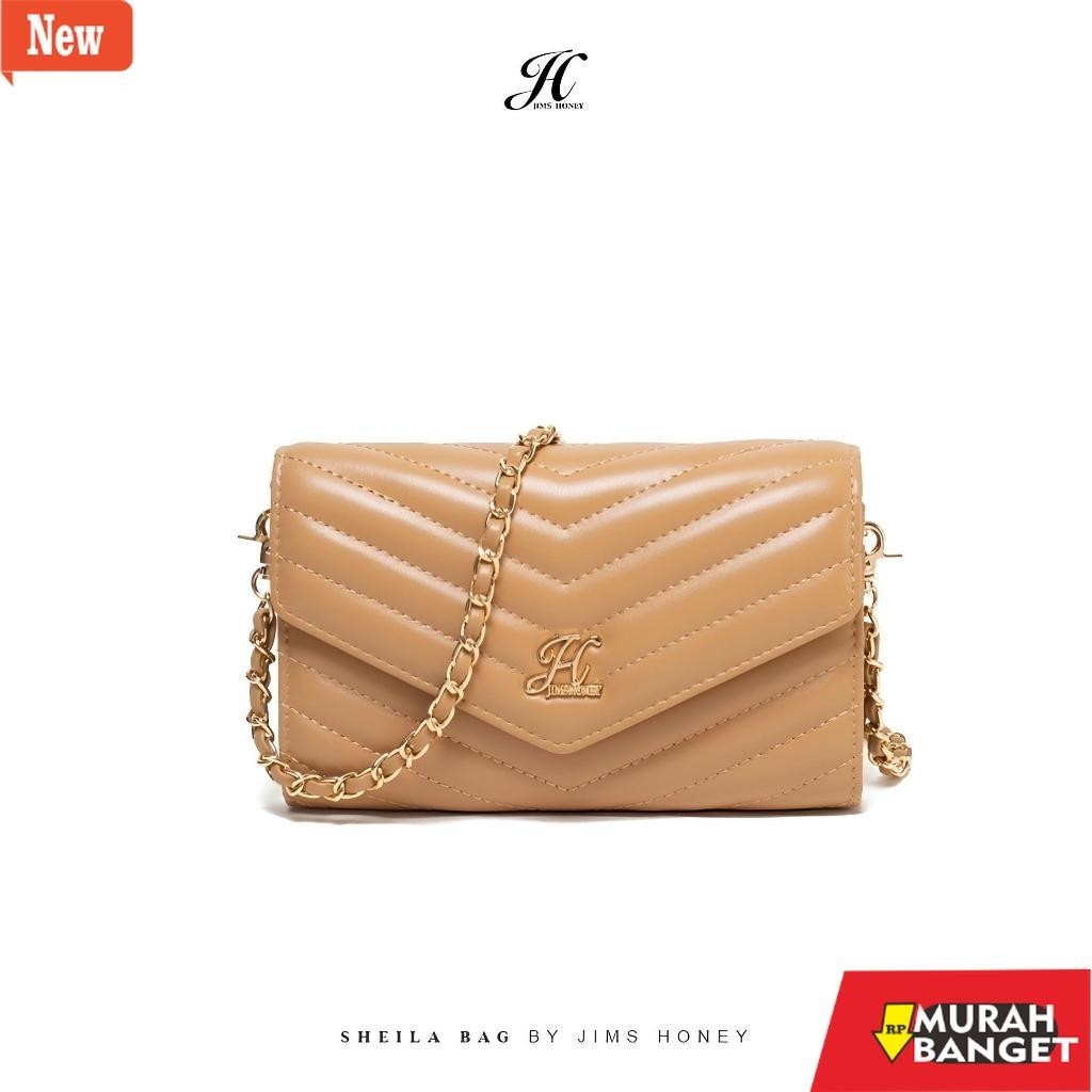 Selempang Wanita Kekinian Jims Honey Tas Selempang Kulit Terbaru 2023 Wanita Sheila Bag
