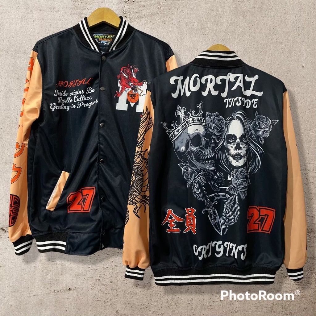 Jaket Varsity Baseball Memphis Origins Ronintora