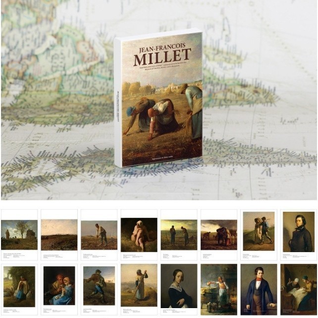 

Koleksi 30 Lembar Kartu Pos / Postcard Bertema Lukisan Jean-Francois Millet