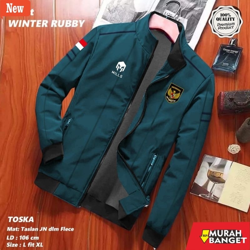 jaket bomber pria original JAKET TIMNAS INDONESIA AFC MILLS SABLON PRIA WANITA TERBARU